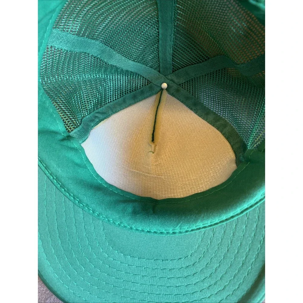 VTG NOS Nissin Rope Snapback Trucker Hat Cap Full Foam Premium Green Diesel